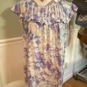 LuLaRoe top in Purple and Blue